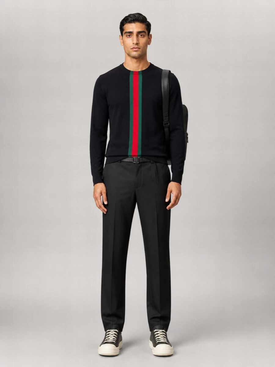 Rick Owens Leather Low-Top Lace-Up Sneakers