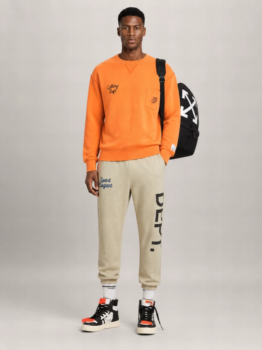 Off-White Leather High-Top Sneakers