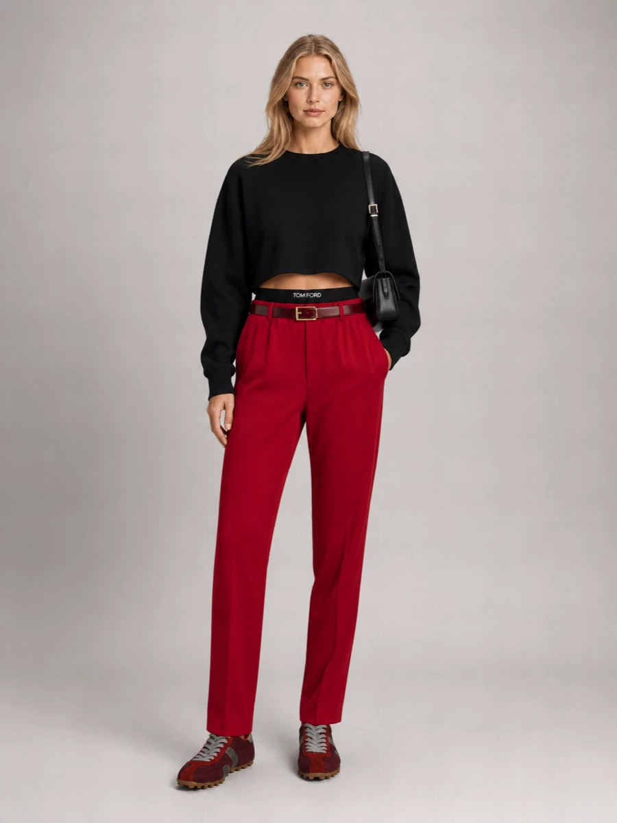 Tom Ford Silk Straight Trousers