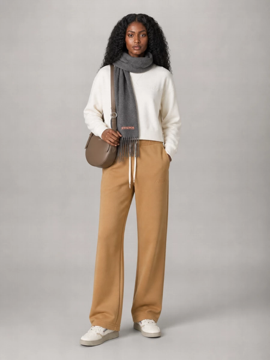 Acne Studios Wool Fringed Scarf