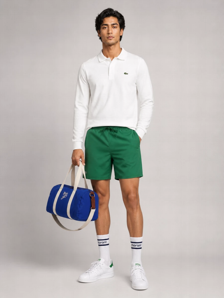 Lacoste Cotton Piqué Long-Sleeve Polo Shirt