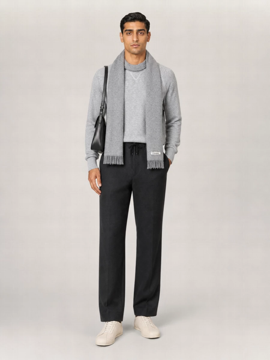 Eleventy Wool Raglan Crew-Neck Jumper