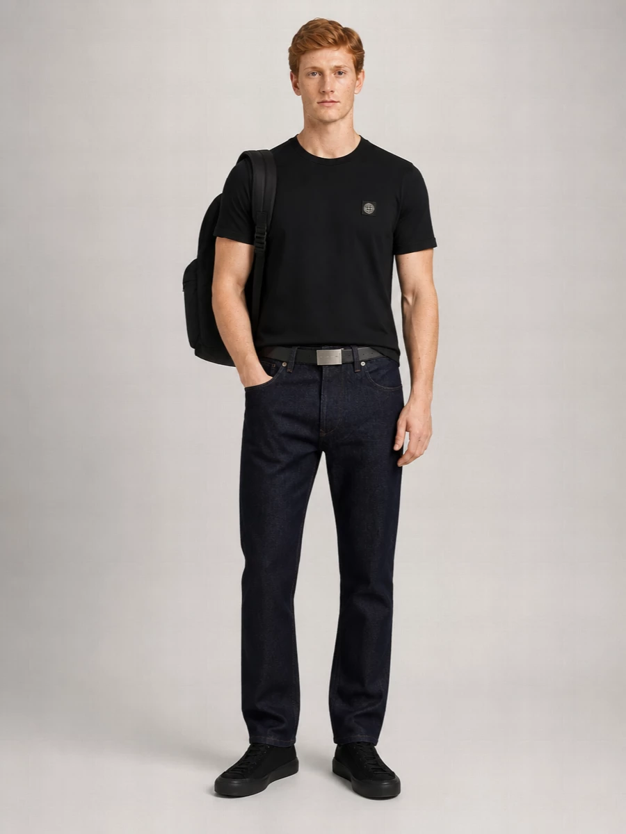 Stone Island Denim Regular-Fit Straight-Leg Jeans