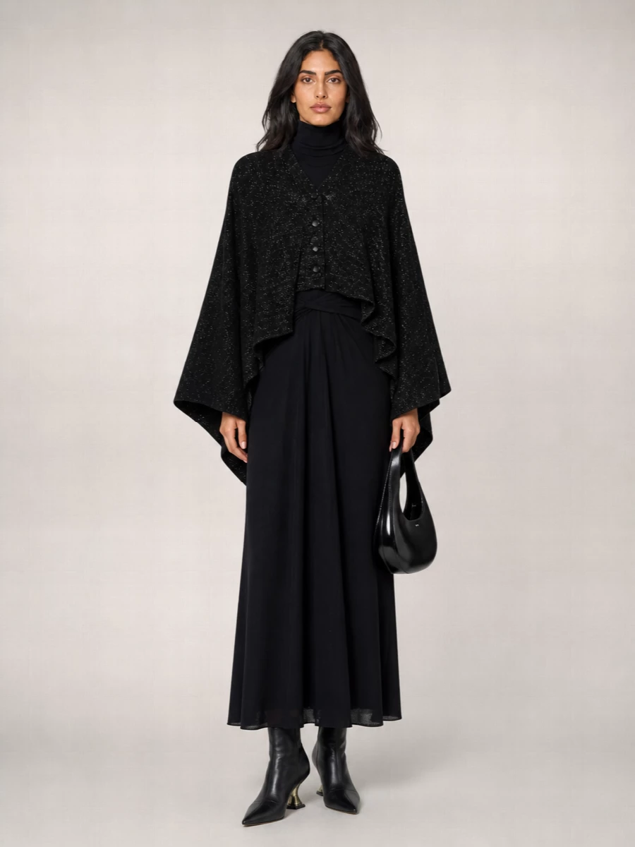 Junya Watanabe wool cape
