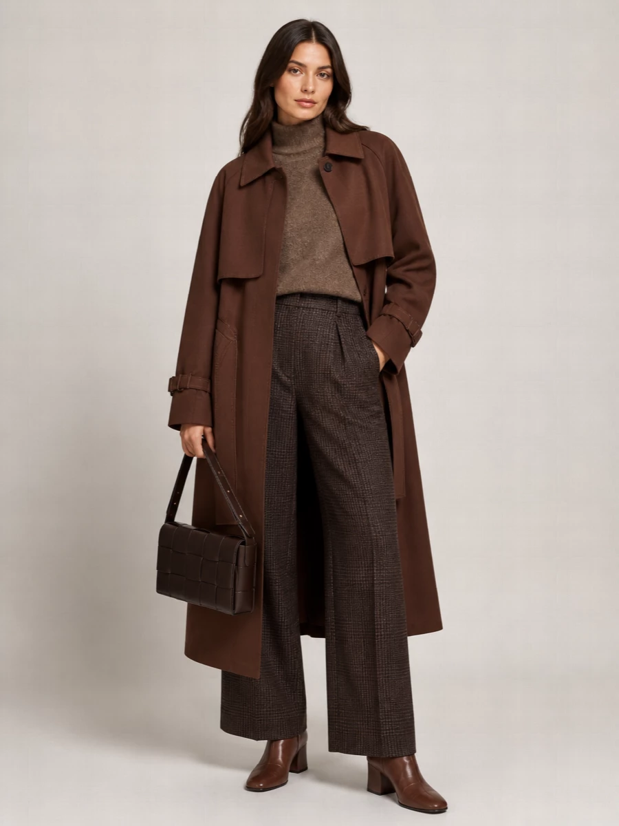 Max Mara Gabardine Trench Coat