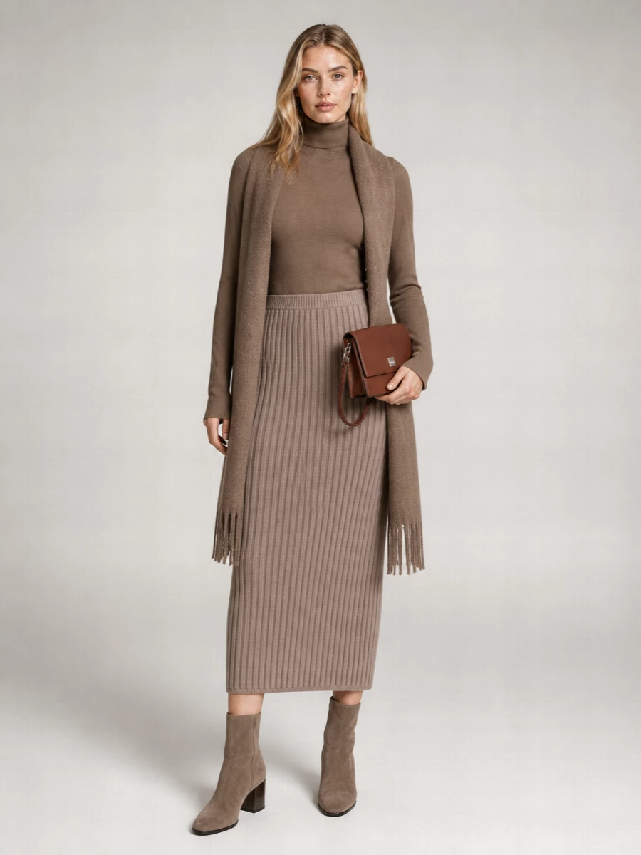 Max Mara Cashmere Fringed Scarf
