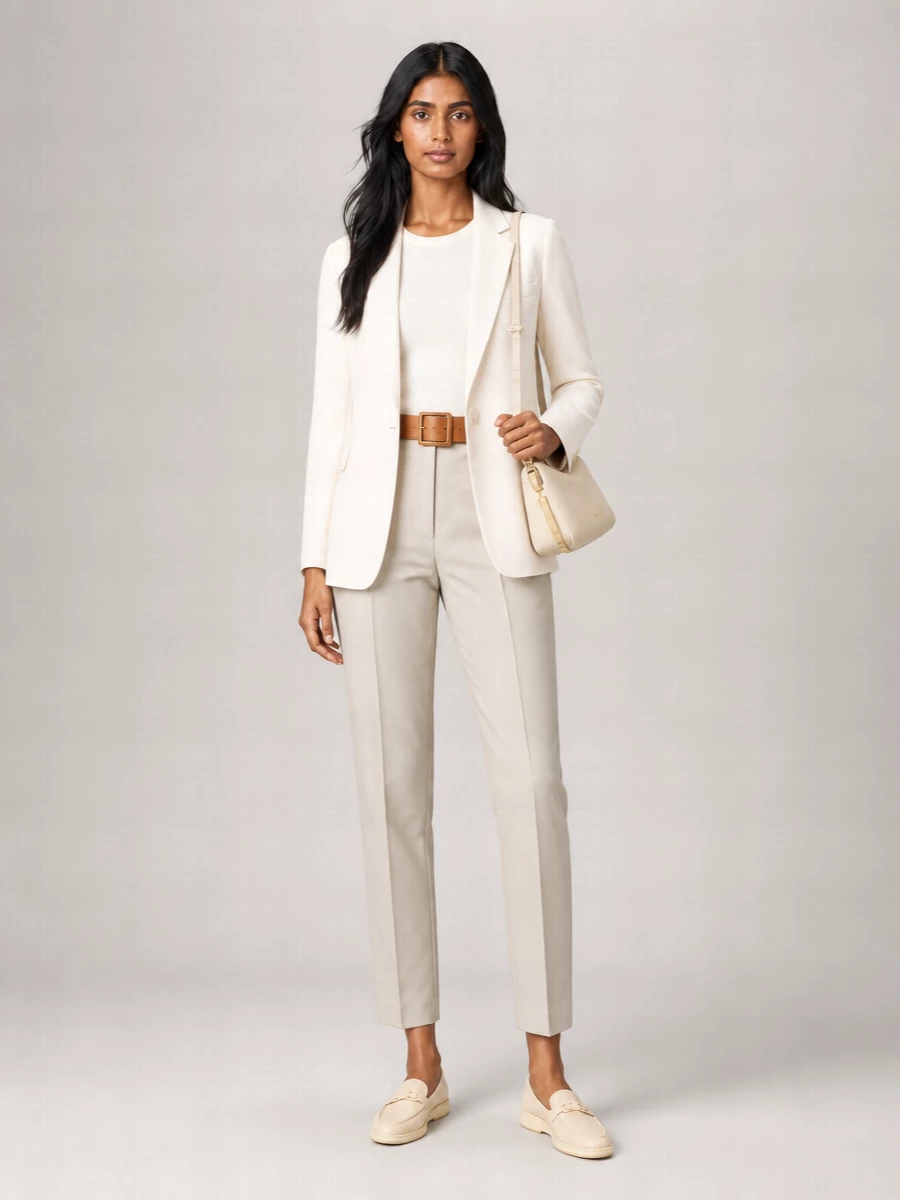 S Max Mara Wide-Leg Tailored Trousers
