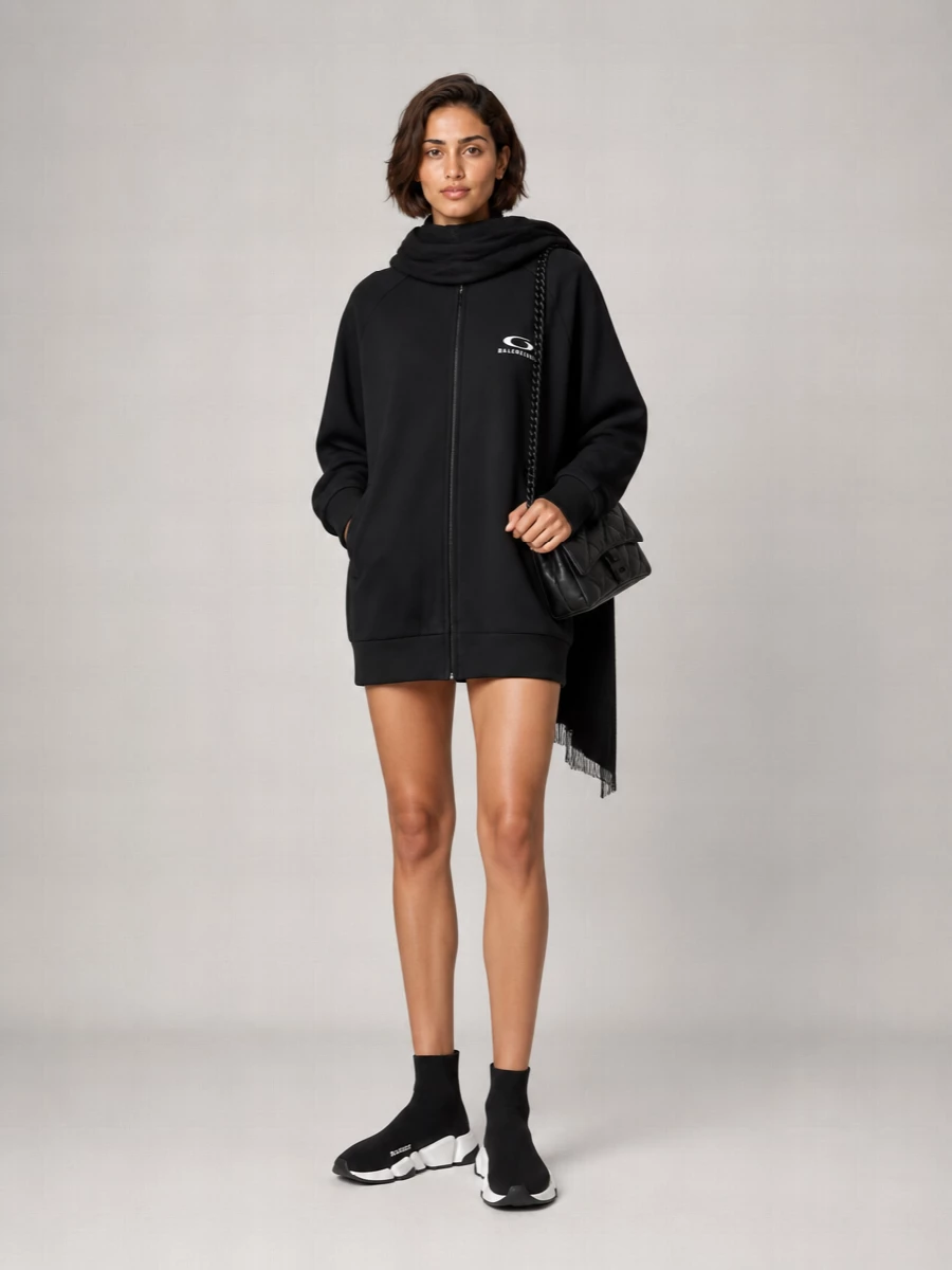 Balenciaga Zipped Mini Dress