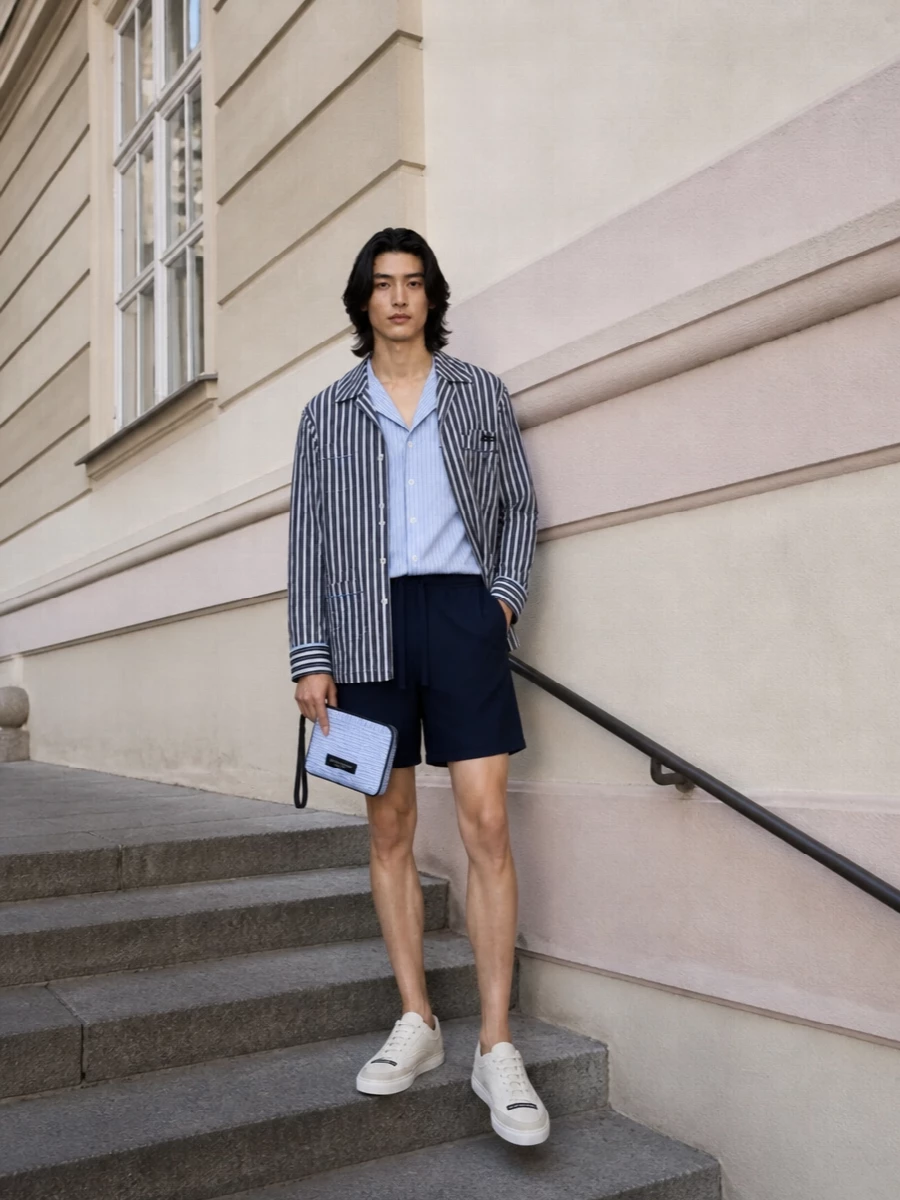 Dolce gabbana striped jacket summer outfit