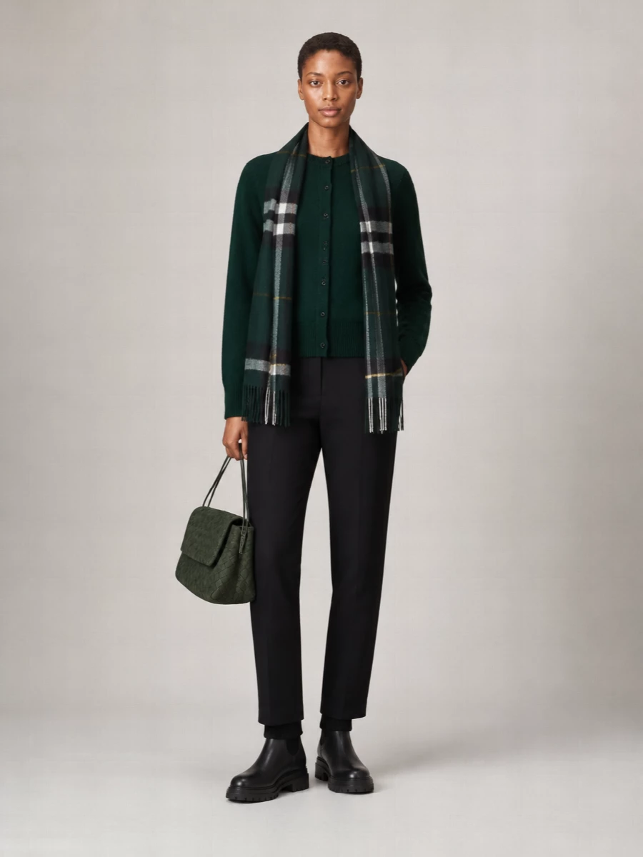 Burberry Check Cashmere Scarf