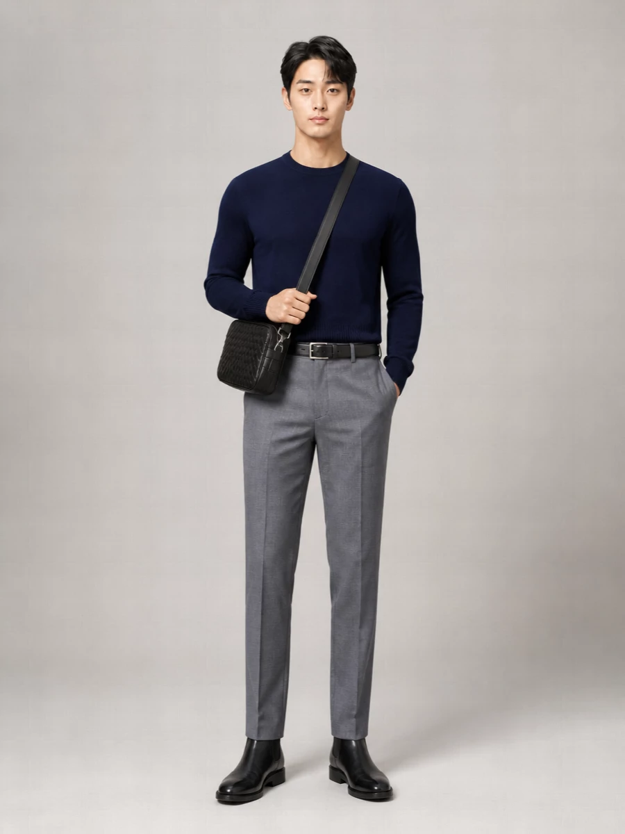 Thom Browne Wool Crewneck Sweater