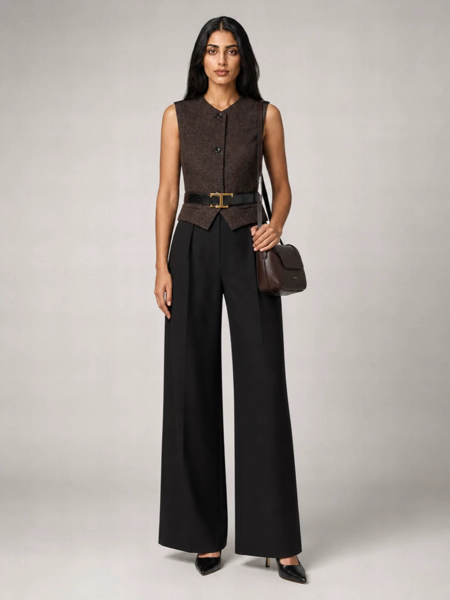 Max Mara Virgin Wool Waistcoat