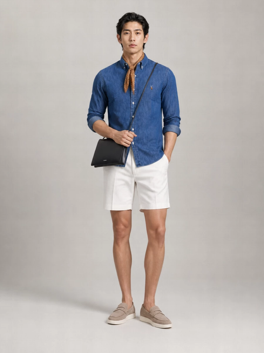 Ralph Lauren Denim Slim-Fit Shirt