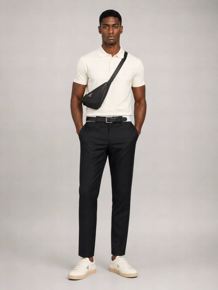 Palm Angels Monogram Polo Shirt