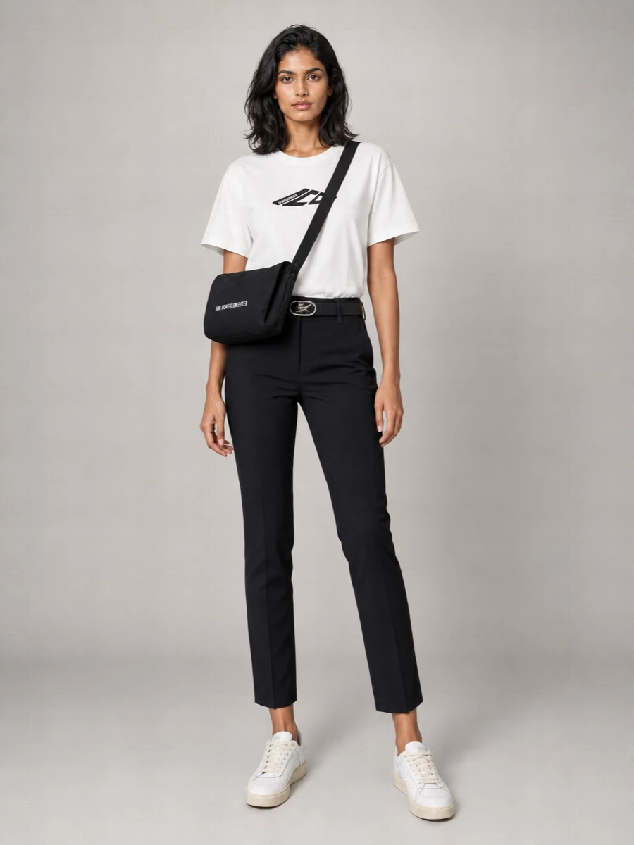 Dsquared2 Ribbed Oversized Cotton T-Shirt