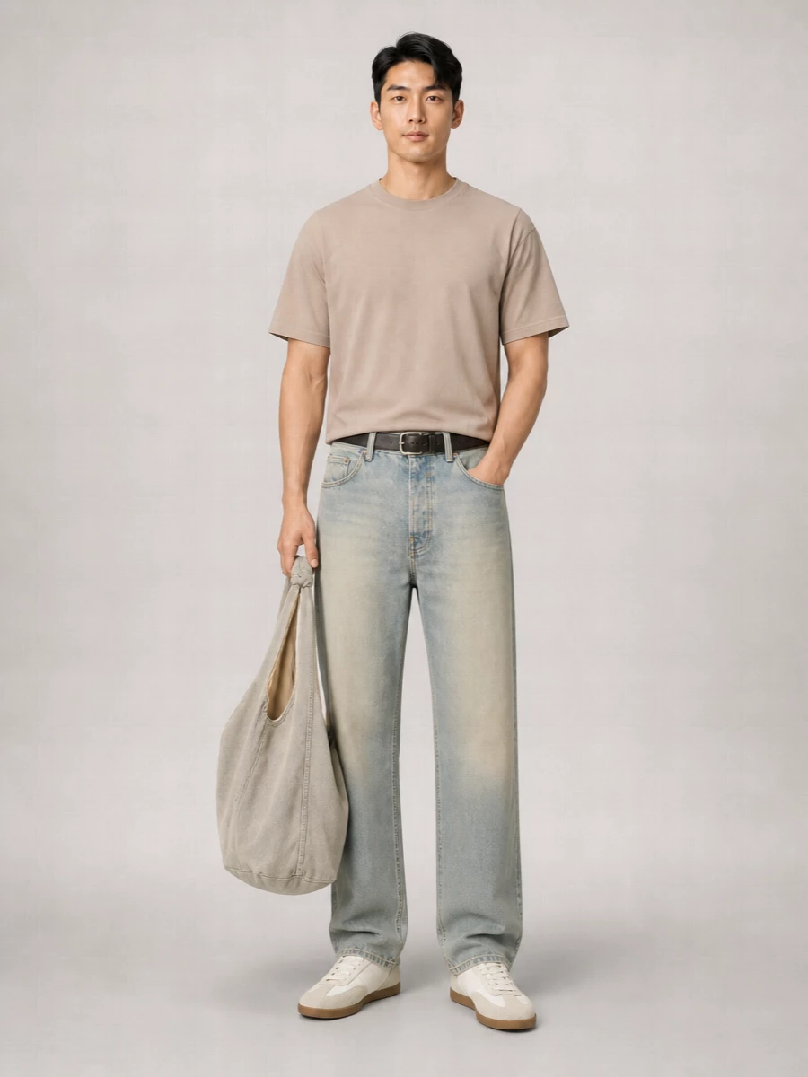 Haikure Denim Straight-Leg Jeans