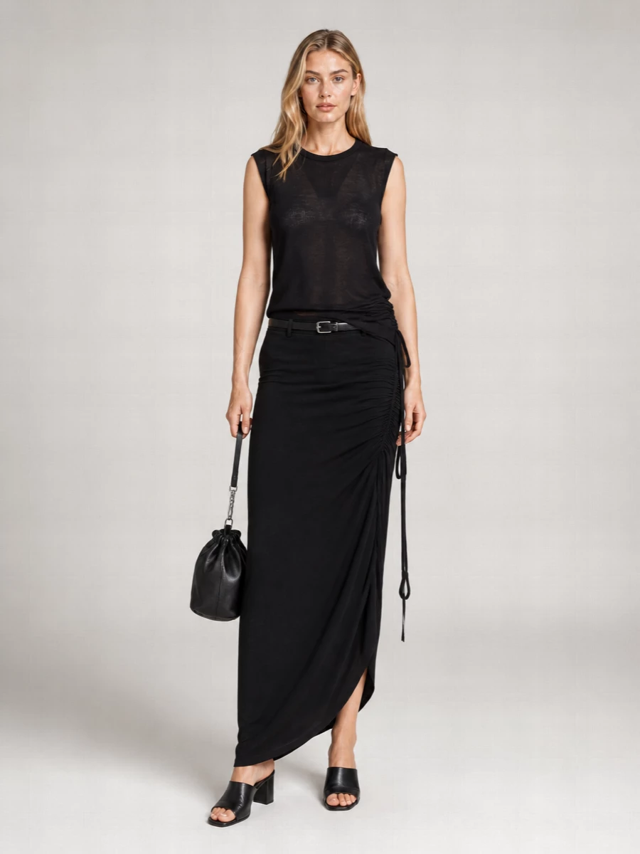 Ann Demeulemeester Ribbed Sleeveless Top