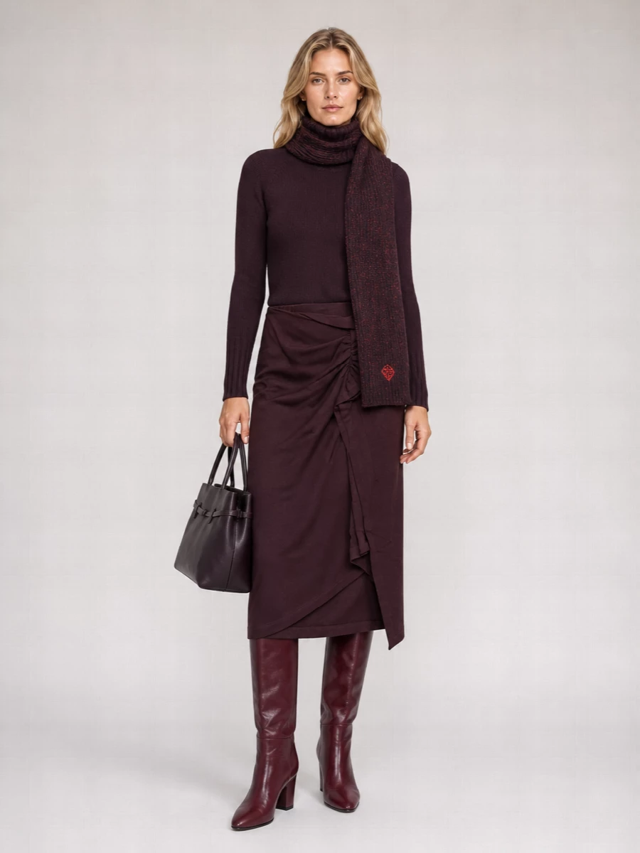 Alberta Ferretti Leather Knee-High Boots