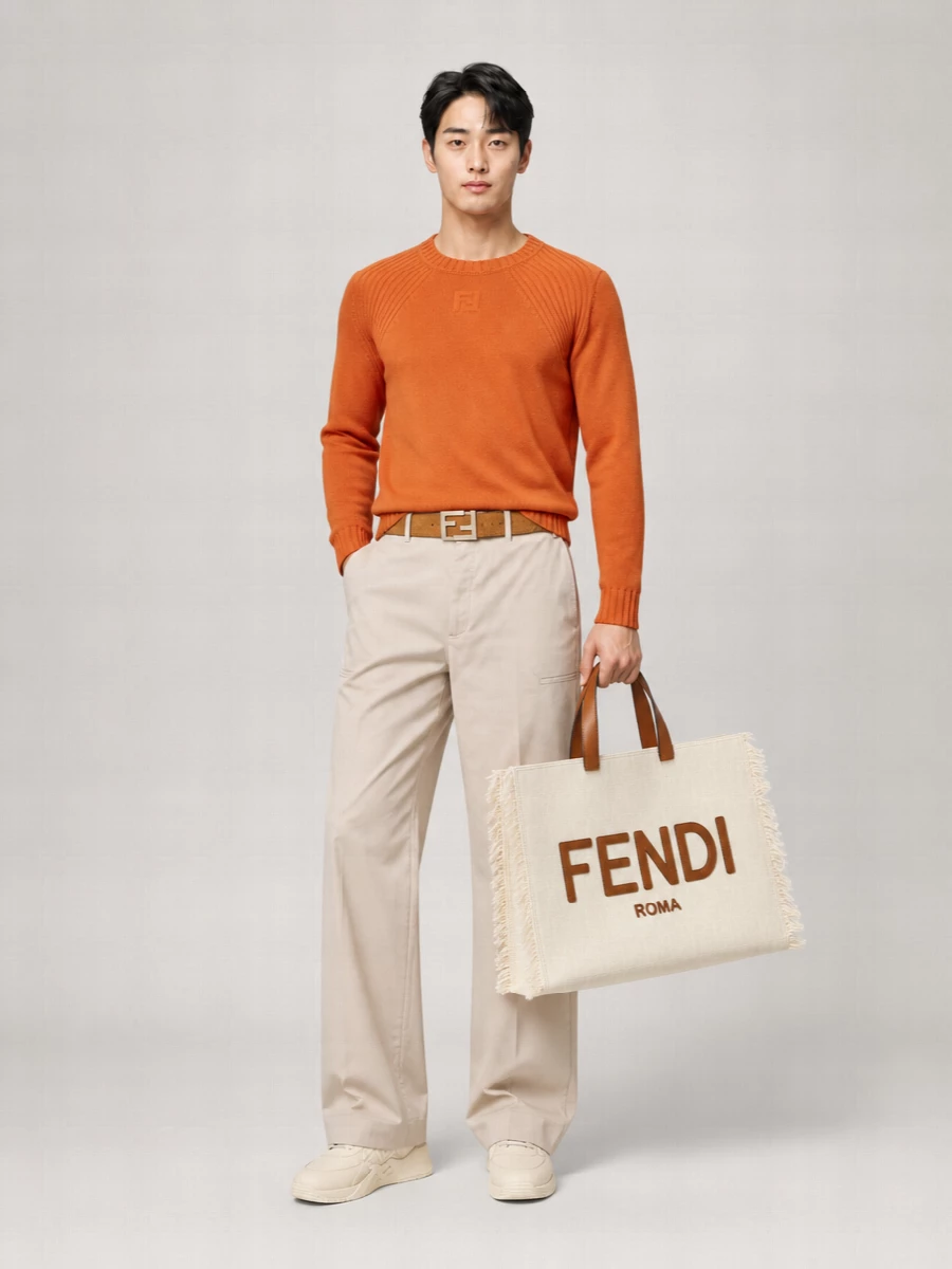 Fendi Cashmere Crewneck Jumper