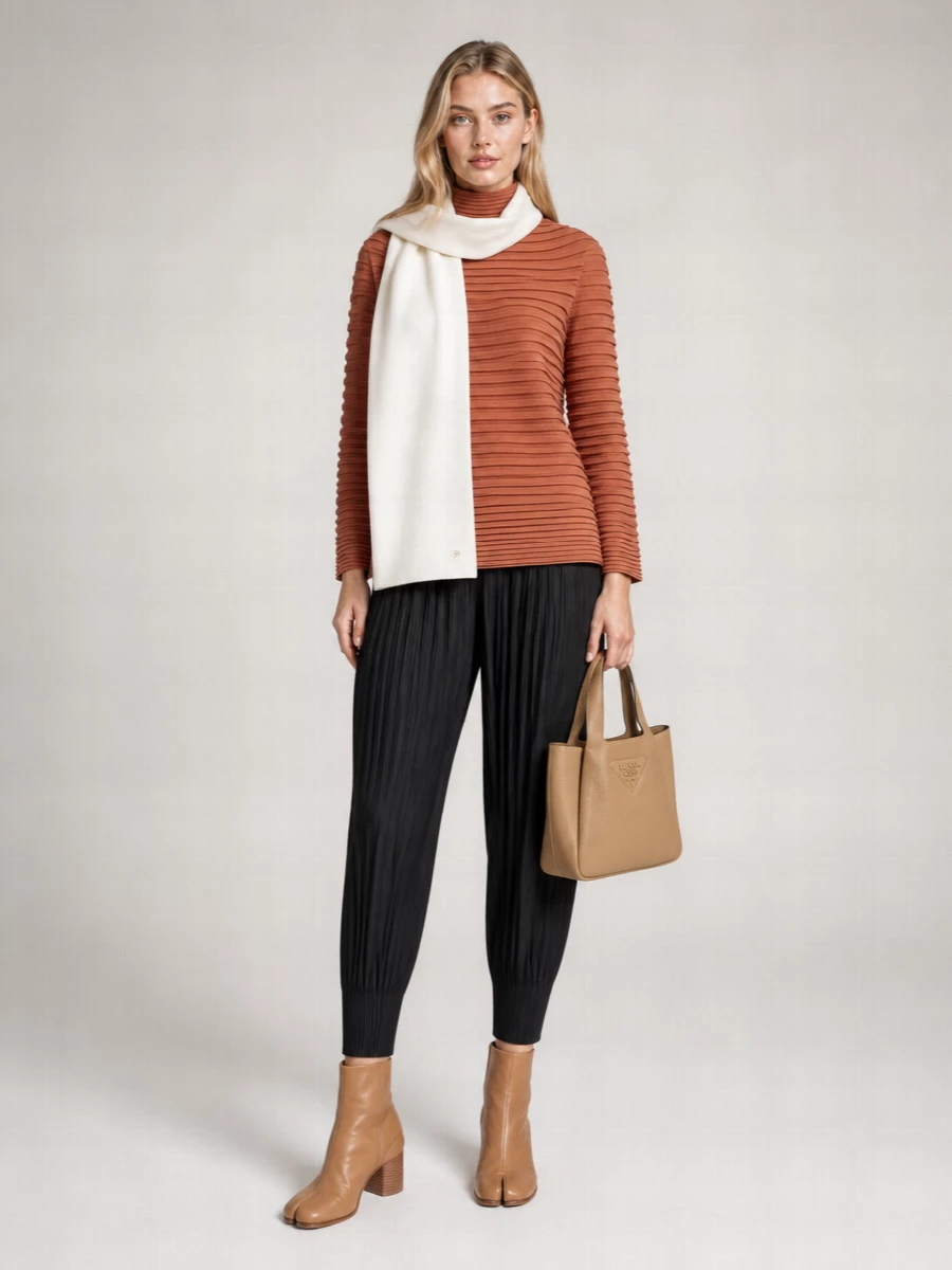 Pleats Please Issey Miyake Bounce Knit Top