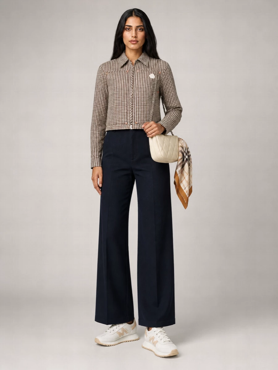 Moncler Cropped Shirt Jacket