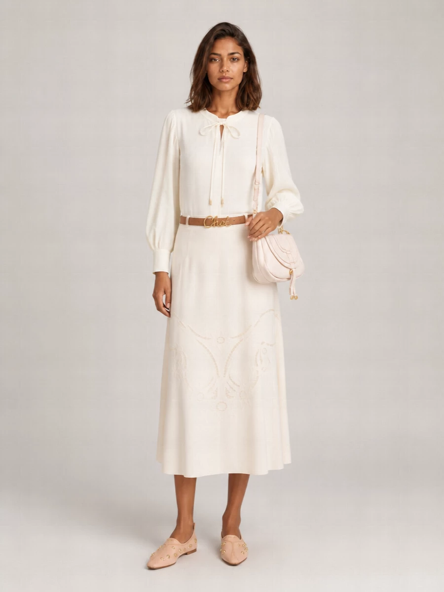 Chloé Cotton Poplin Blouse