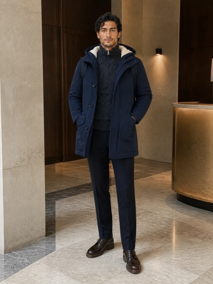 Paul smith parka apc trousers paraboot boots