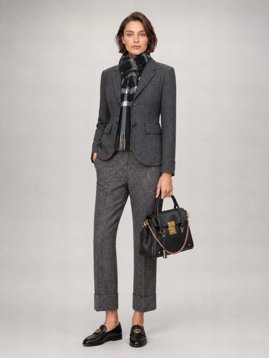 Thom Browne Wool Single-Breasted Suit Jacket