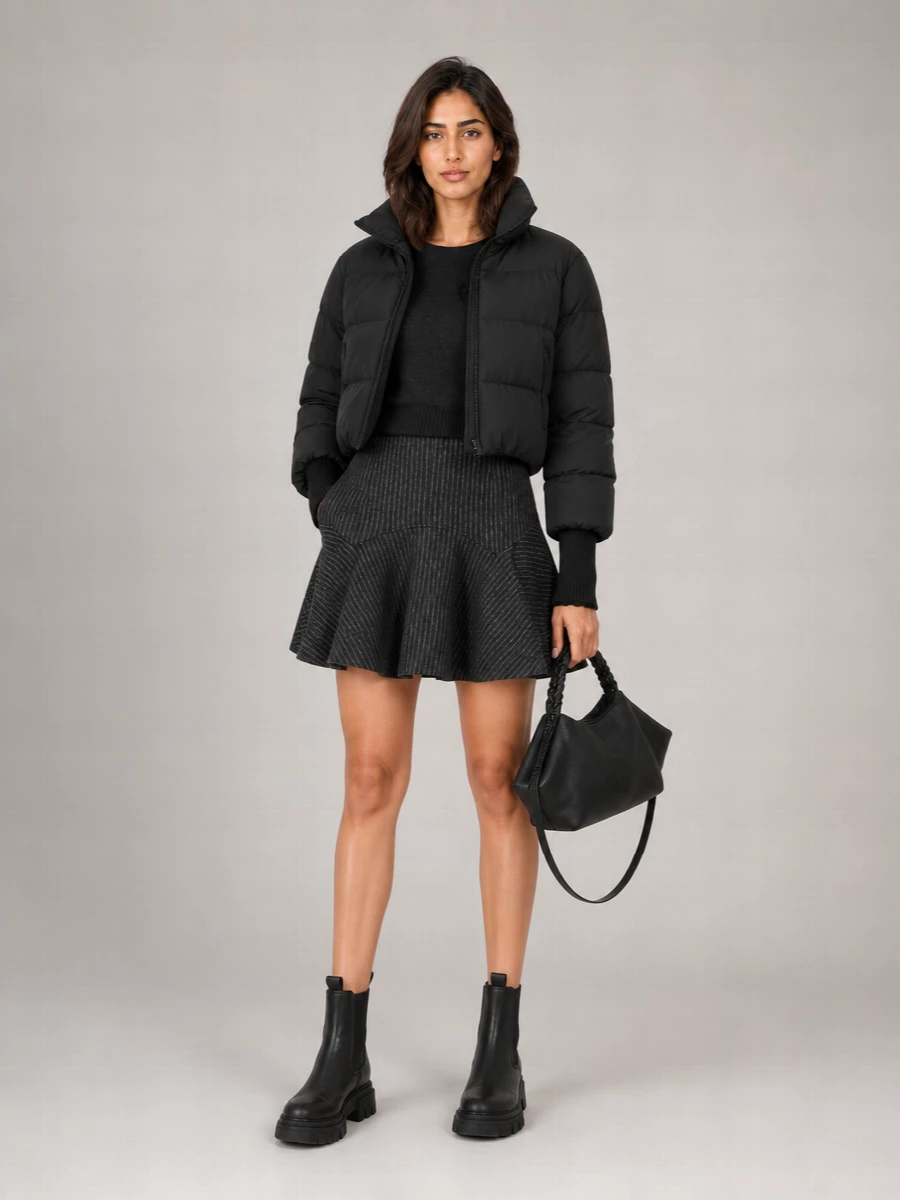 Ganni Quilted Puffer Jacket