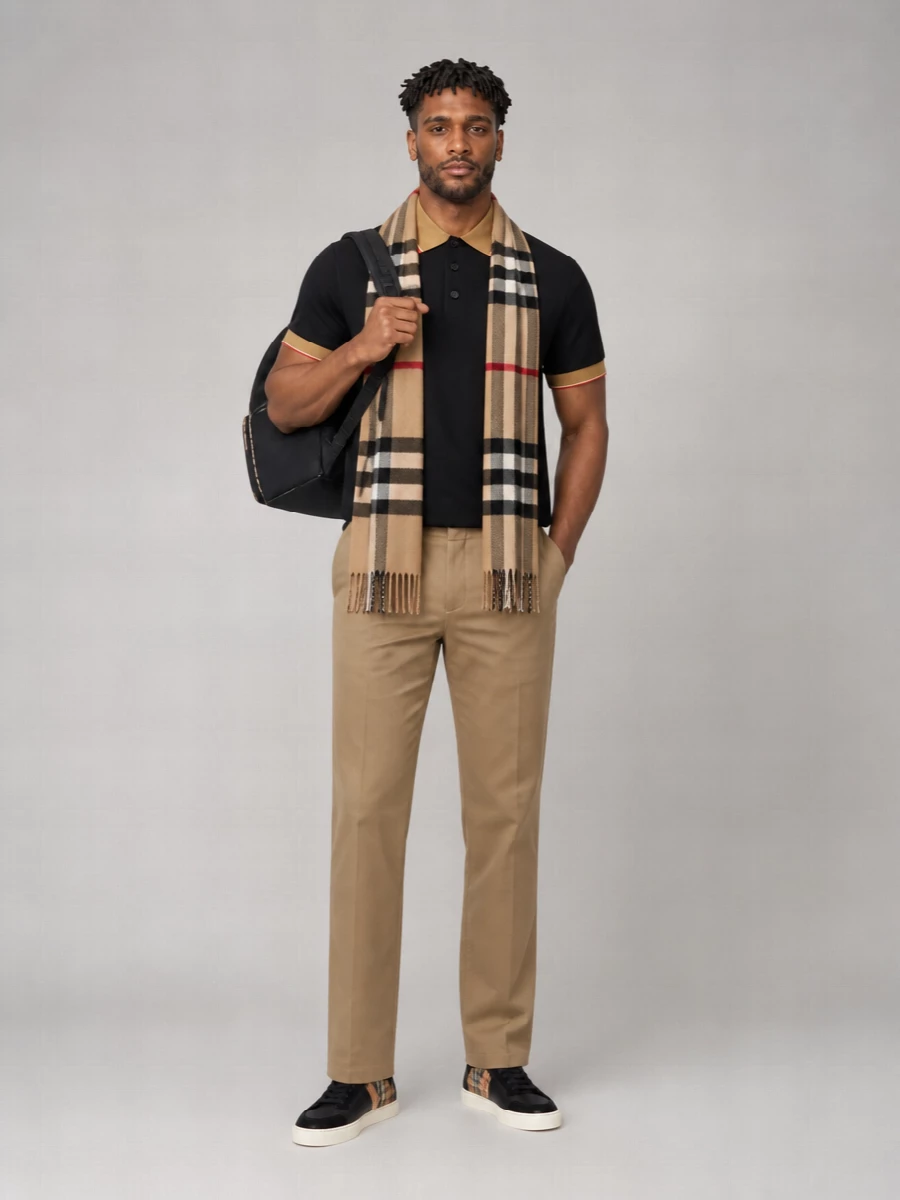 Burberry Cotton Piqué Polo Shirt