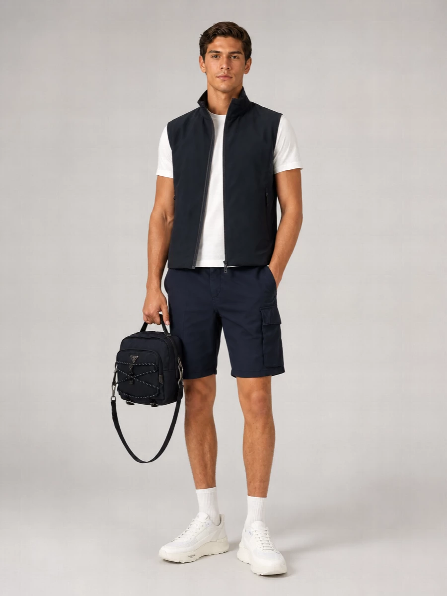 Valentino Garavani Leather Mesh Panelled Sneakers