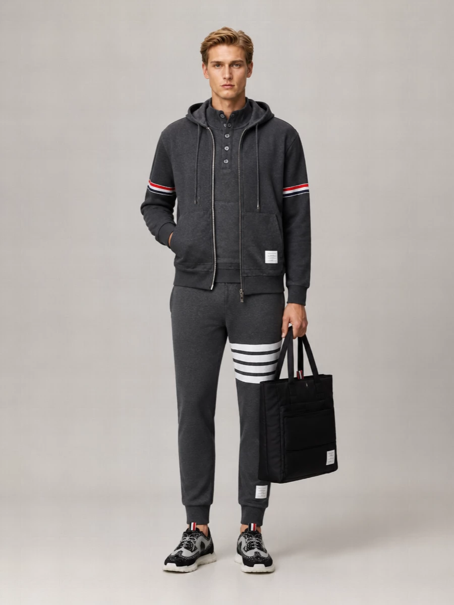 Thom Browne Tech Runner Slip-On Sneakers