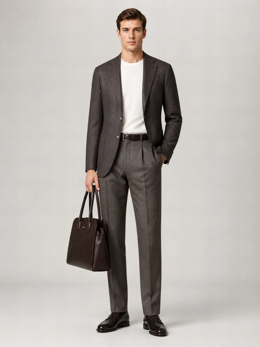 Zegna Wool Tailored Trousers