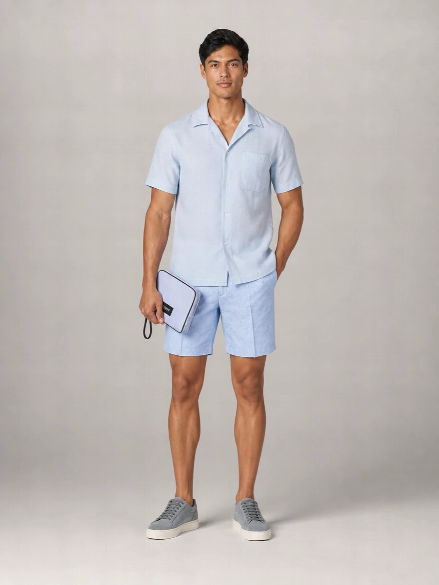 Woolrich Linen Short-Sleeve Shirt