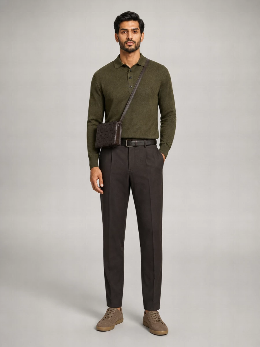 Zegna Cashmere Polo Shirt