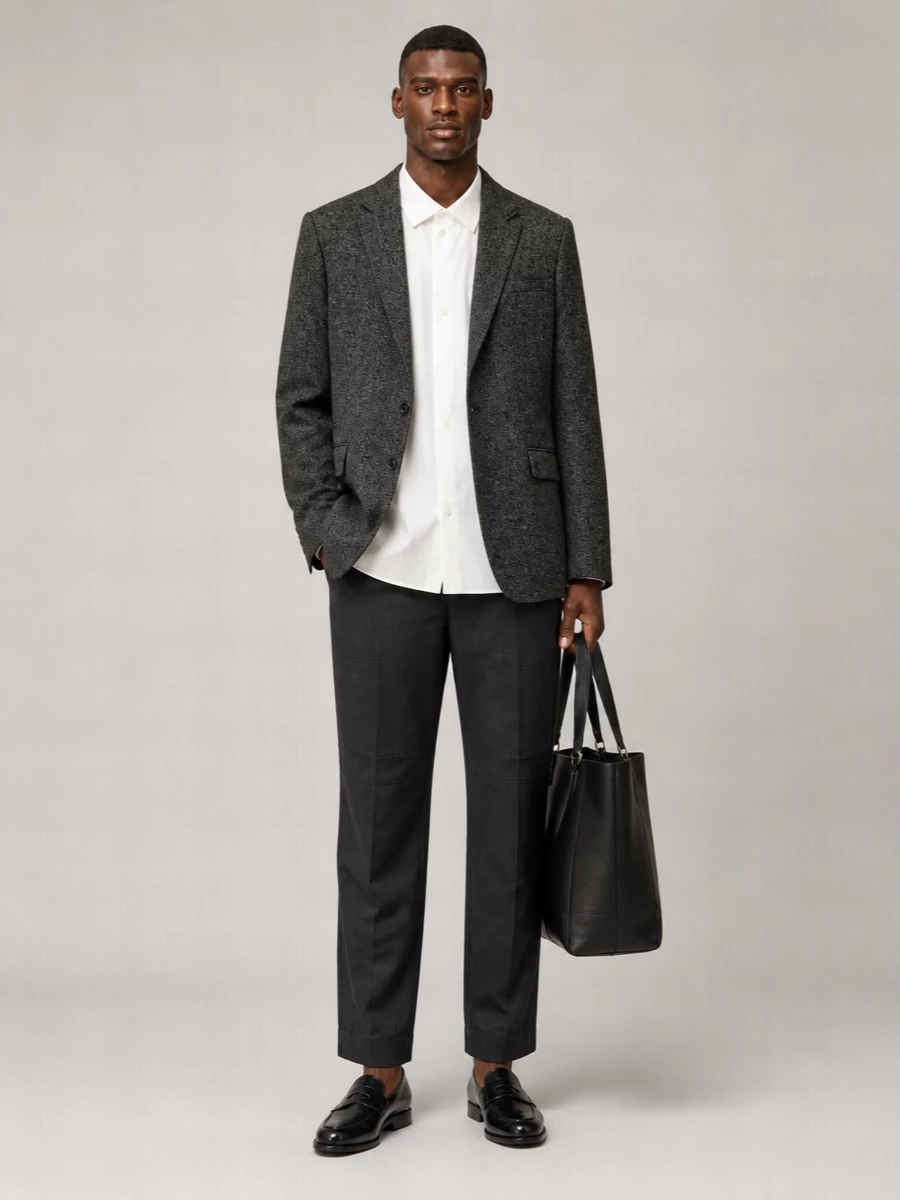 Loewe Two-Tone Wool Blazer