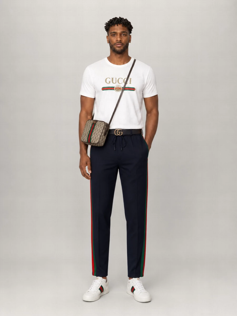 Gucci Logo-Print Cotton T-Shirt