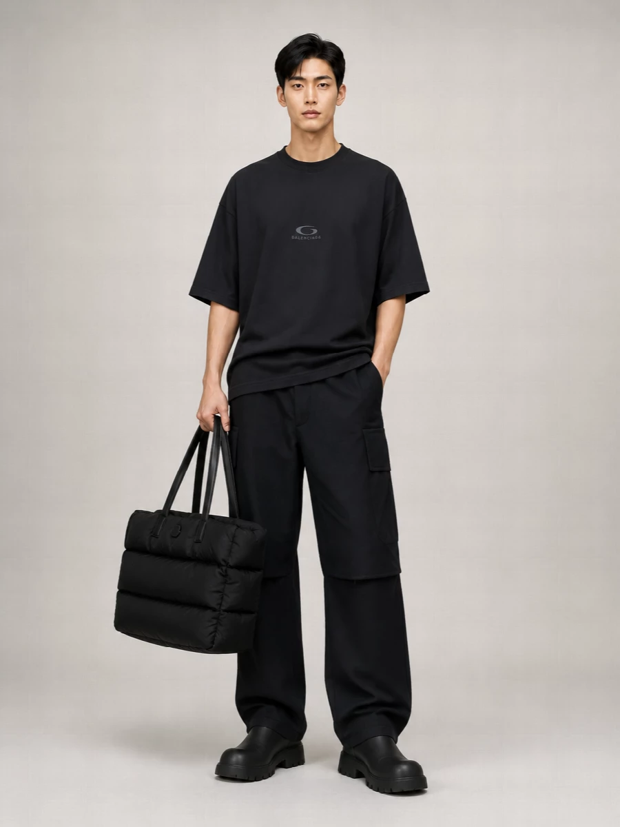 Balenciaga Rubber Calf-Length Boots