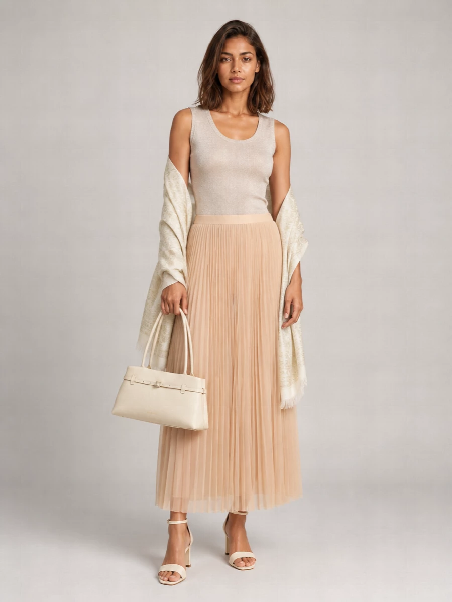 Fabiana Filippi Pleated Midi Skirt