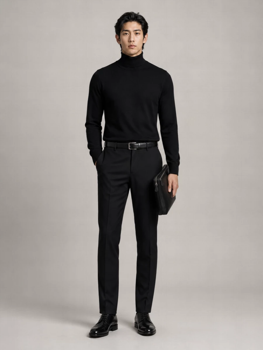 Dondup Stretch Flannel Low-Rise Slim Chino Trousers