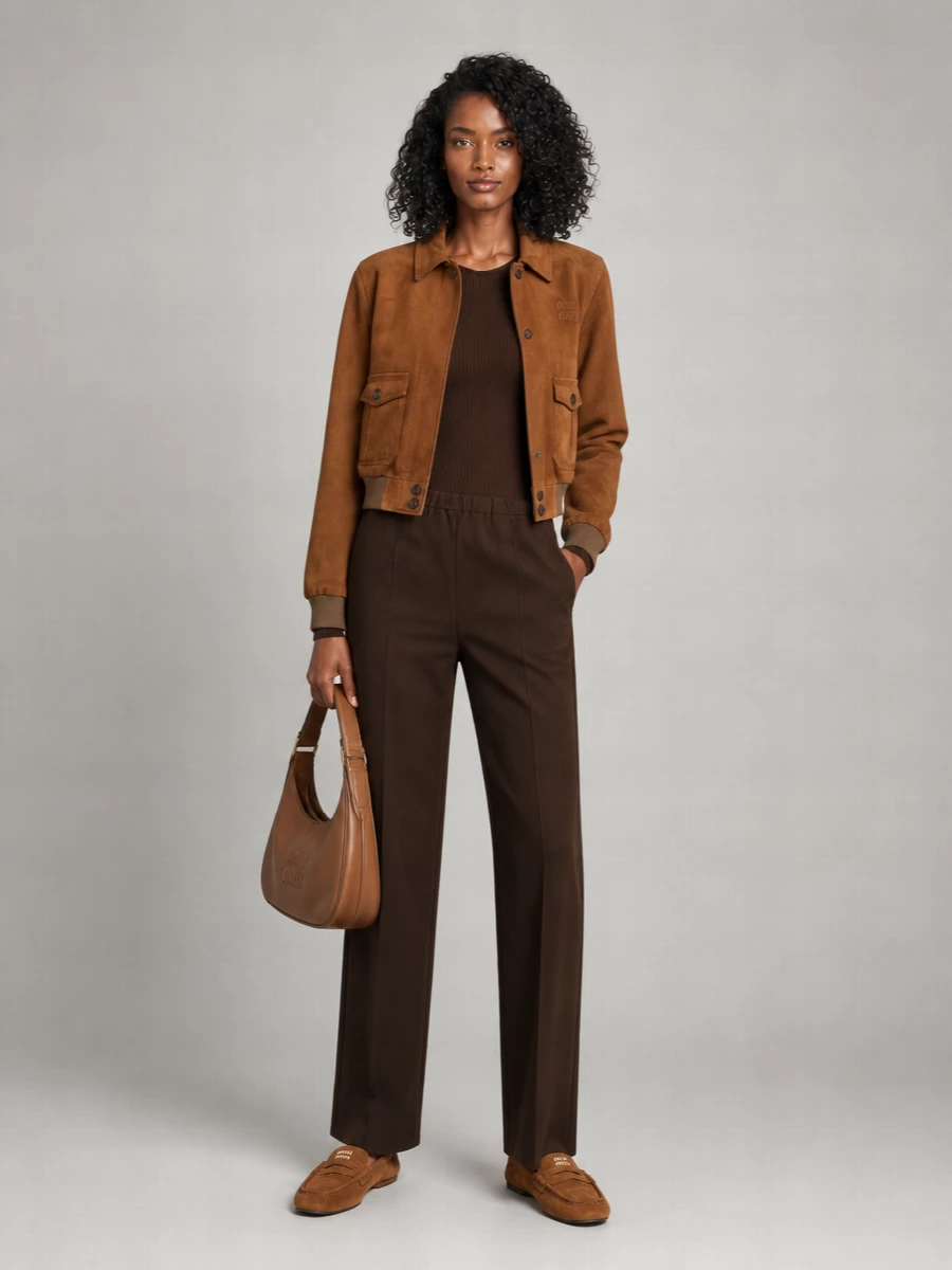 Miu Miu Suede Leather Loafers