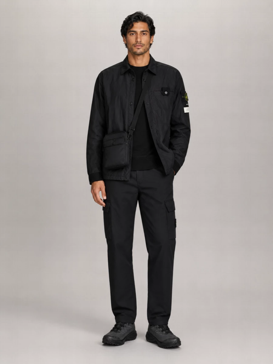 Stone Island Down Single Breasted Coat