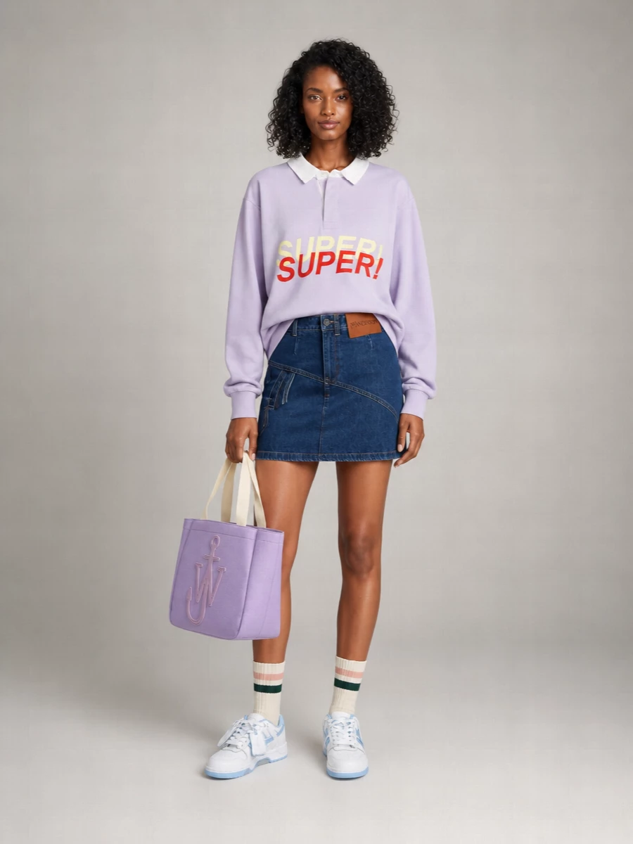 Off-White Leather Low-Top Sneakers