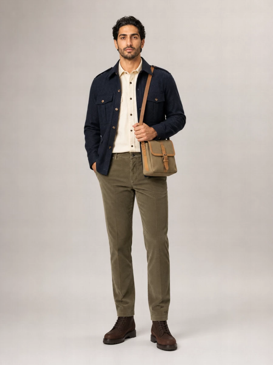 Brunello Cucinelli Wool Flannel Shirt Jacket
