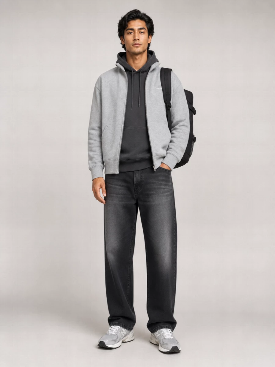 Carhartt Wip Cotton Balloon-Fit Zip Sweat Jacket