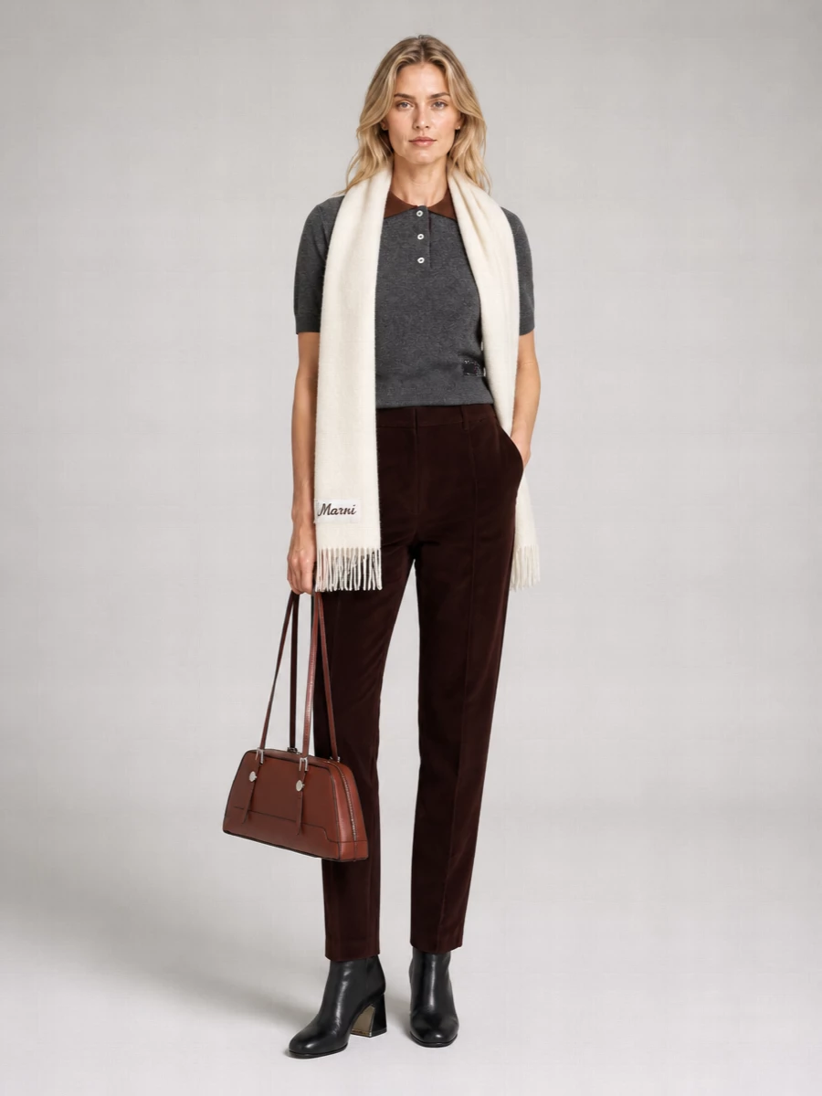 Marni Cashmere Polo Shirt