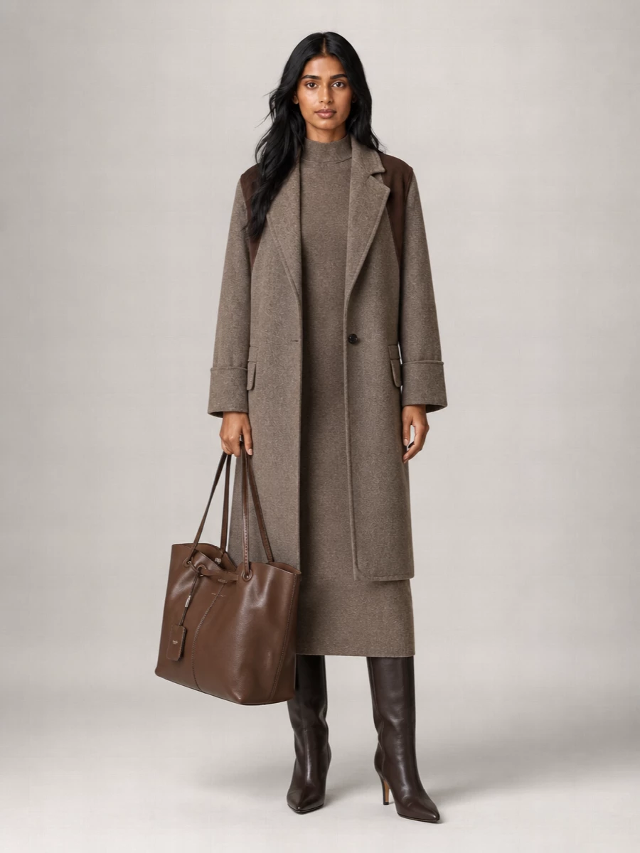 Max Mara virgin wool single-breasted coat