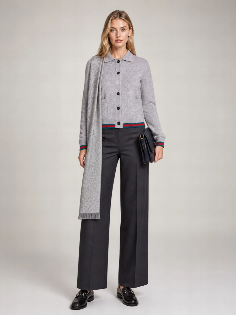 Gucci Cashmere Wool Oversized Cardigan