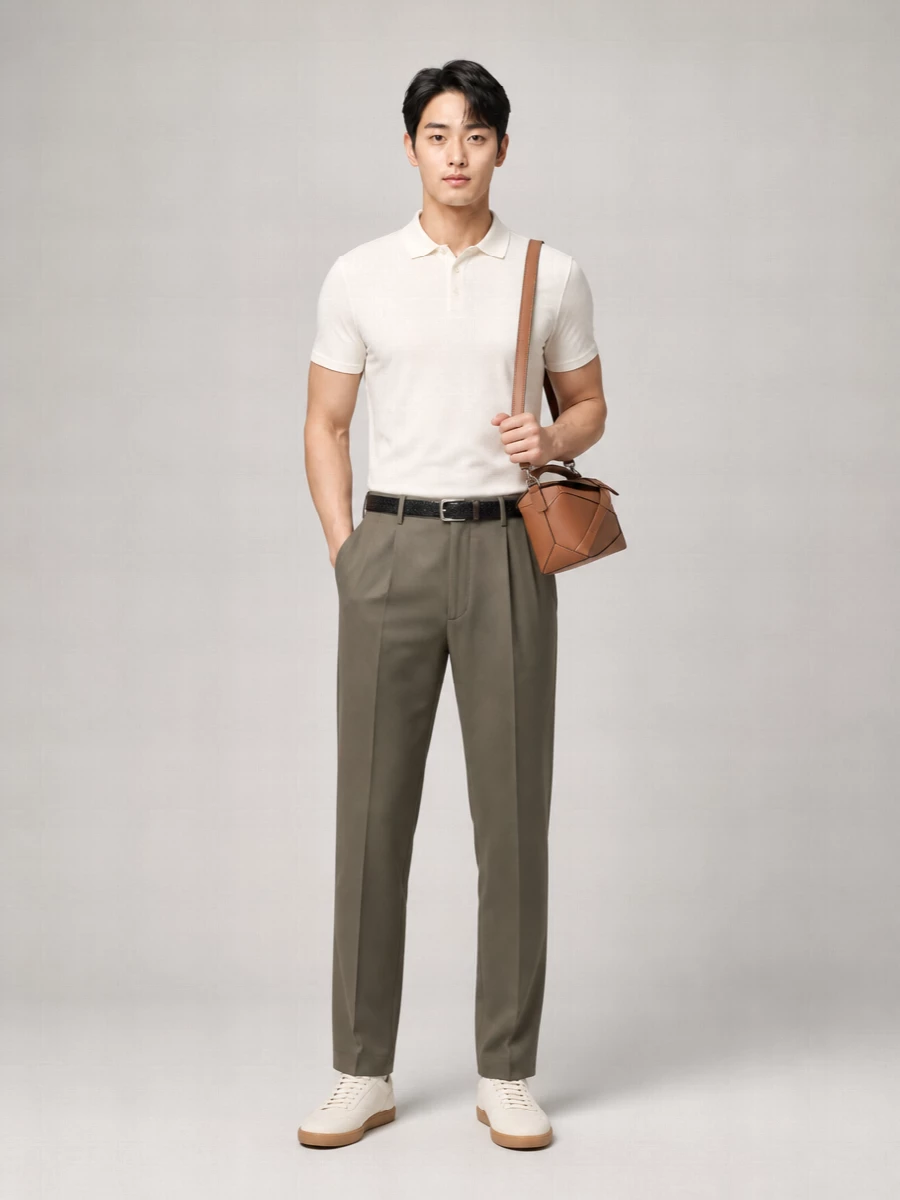 Zegna Silk Polo Shirt