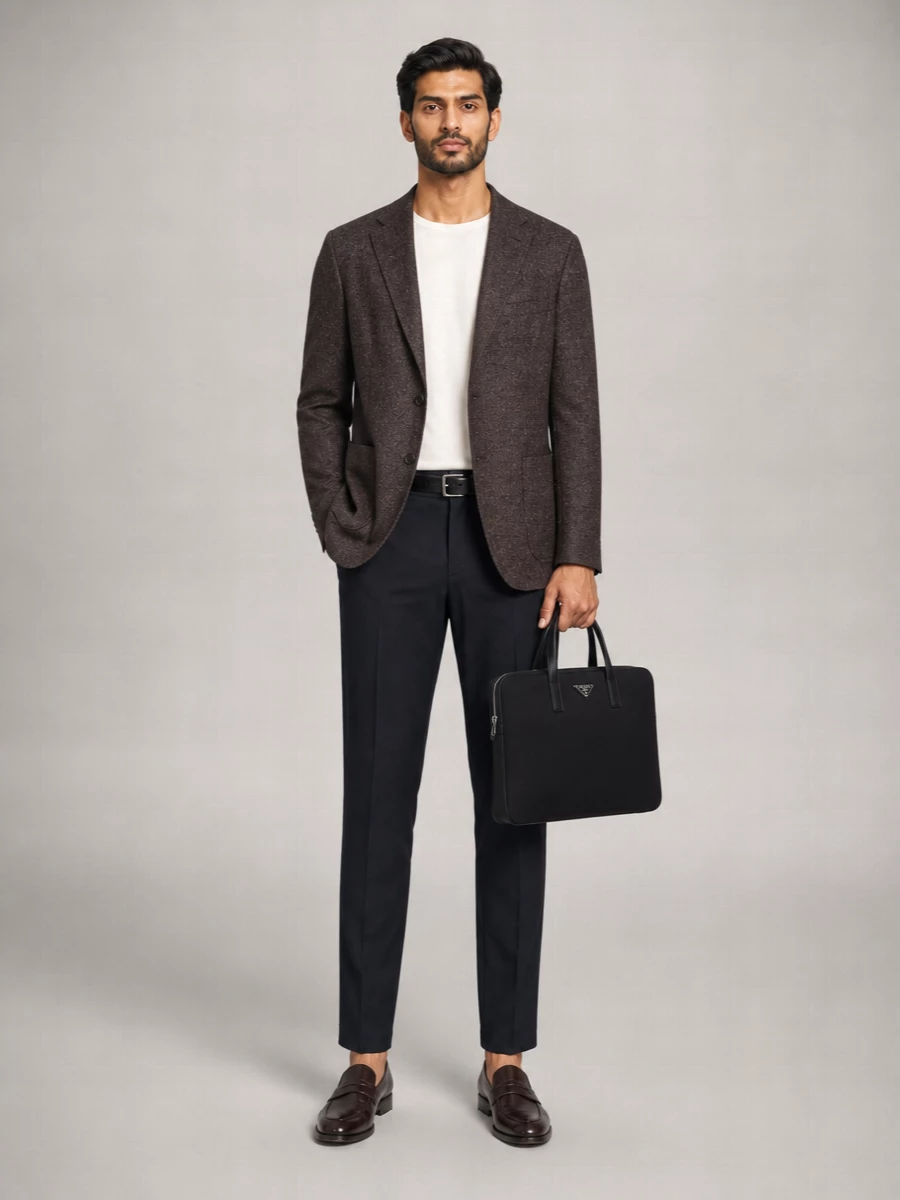 Zegna Wool And Silk Jacket